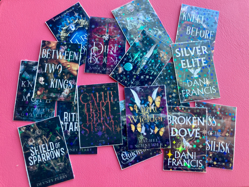 Book Cover Stickers - Premade Packs