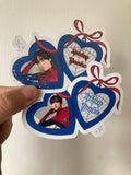 Spider-Yunho Locket Stickers