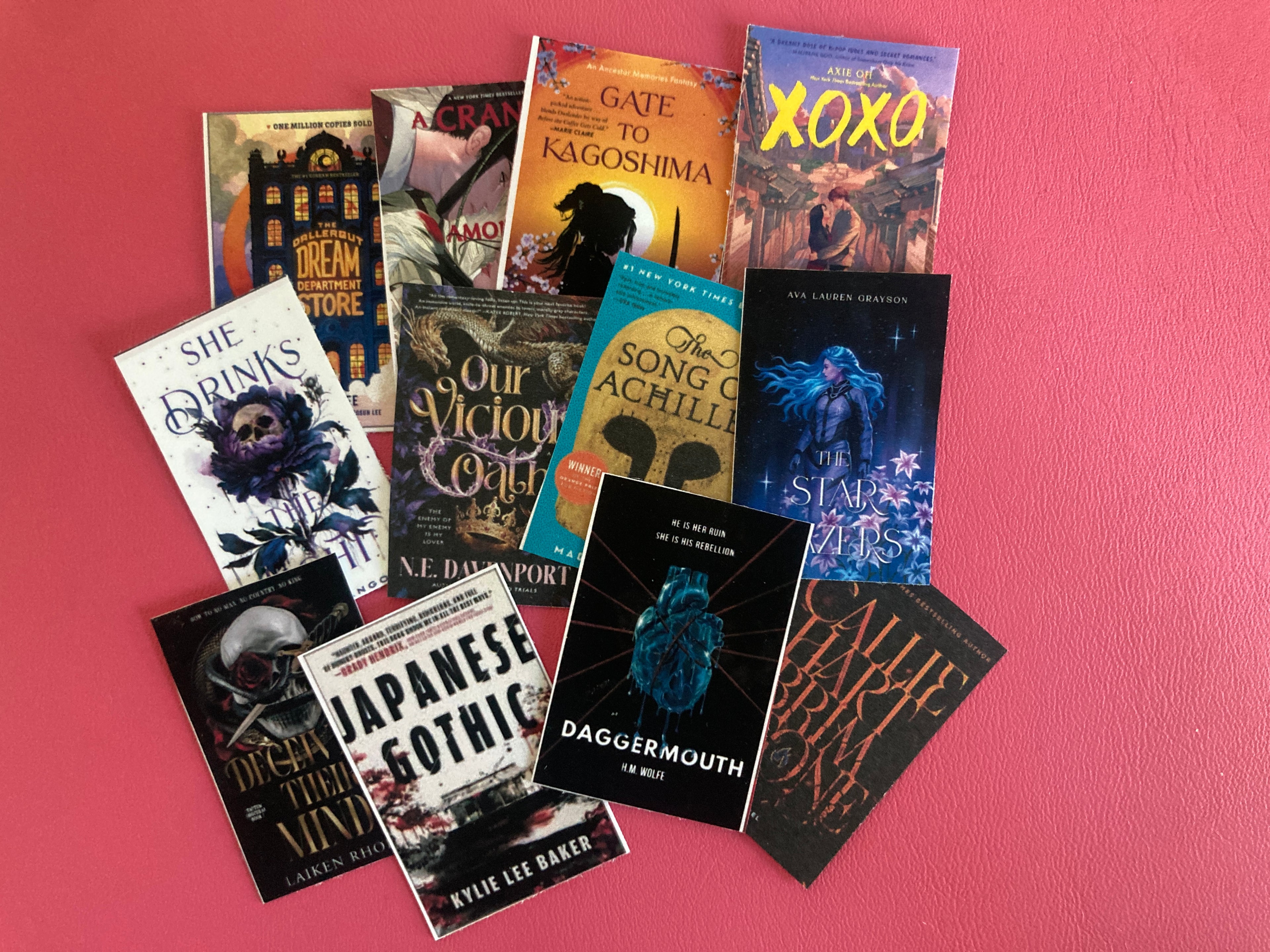 Book Cover Stickers - Custom Packs